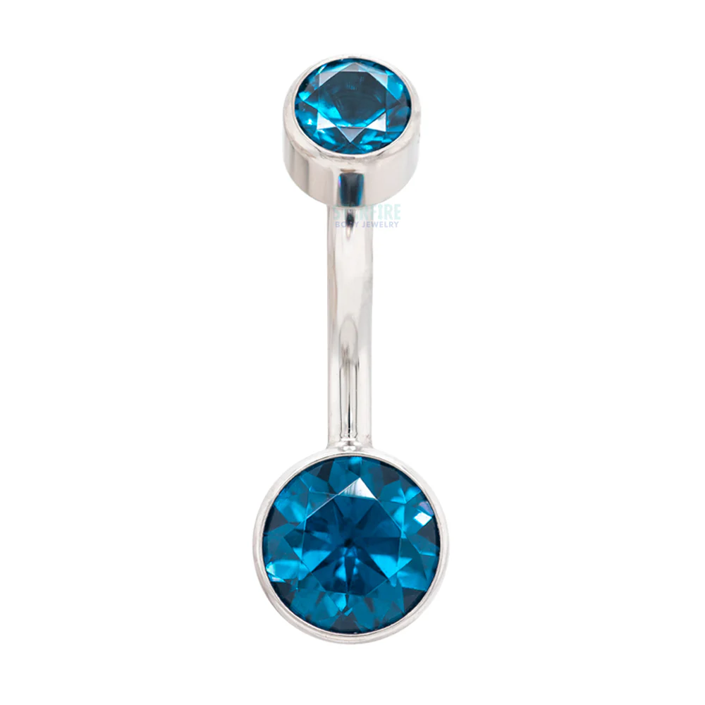 Bezel-set Brilliant-Cut Navel Curve - Image 21