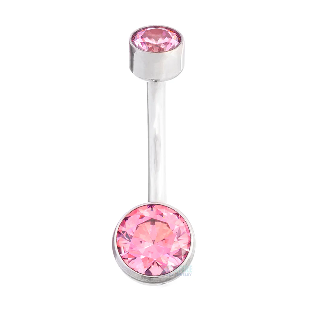 Bezel-set Brilliant-Cut Navel Curve - Image 30
