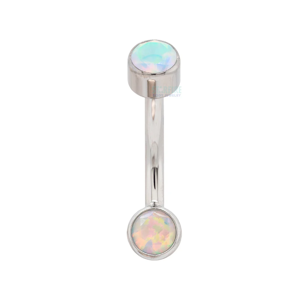 Bezel-set Brilliant-Cut Navel Curve - Image 32