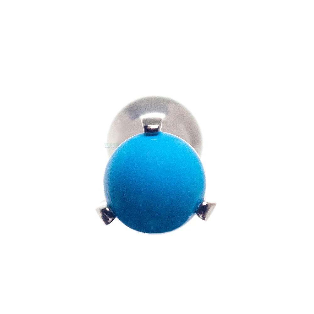 Stone Ball in Prong's Tongue Barbell - Image 17