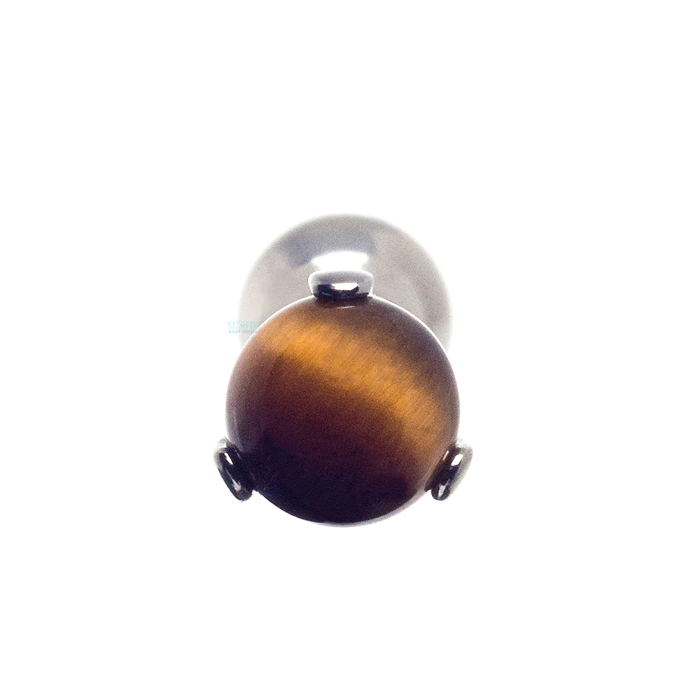 Stone Ball in Prong's Tongue Barbell - Image 23
