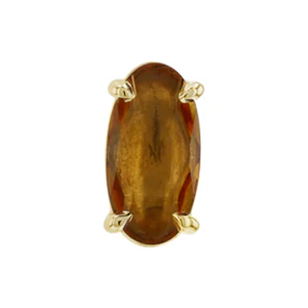 threadless: "Hudson" End in Gold with Genuine Gemstones - Image 6